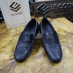  Giày Lười Da Chân Cá Sấu SGL6