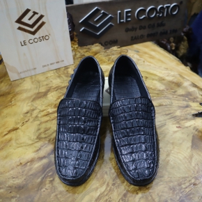 Giày Lười Da Đuôi Cá Sấu SGL5