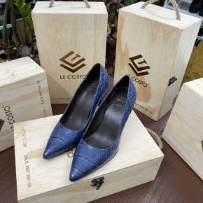 Cao Gót Da Cá Sấu(Xanh Ngọc Bích)-5cm