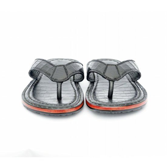 Dép Xỏ Ngón Da Bụng Cá Sấu Đế Da SDX2-2