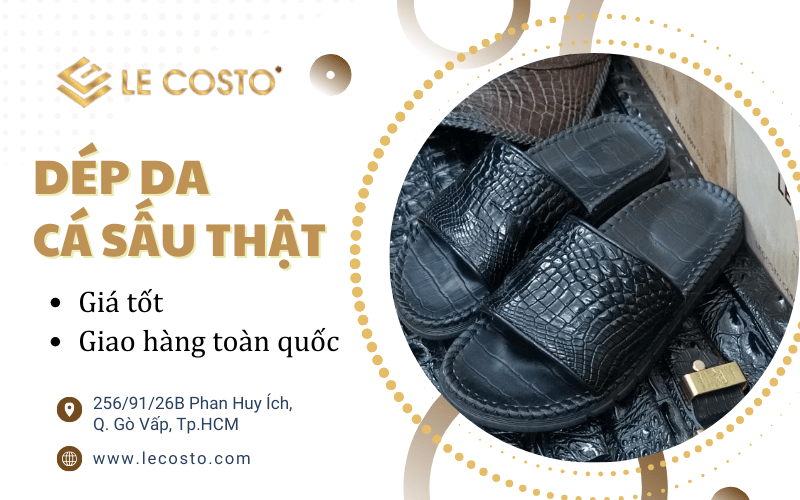 dép da cá sấu